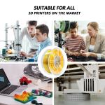 PLA+ 3D Printer Filament, Black Gold 1.75mm Dual Color 3D Filament 1KG