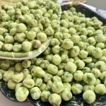 Mustard Flavor Green Bean Snacks Corn Starch Dried Green Bean Chips