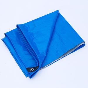China Easy Folded PE Tarpaulin Sheet color Customized For Truck Cover / Boat Cover factory