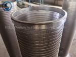 Stainless Steel 304 Johnson 0.5mm Slot Reverse Wedge Wire Screen