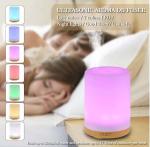 200ml Cool Mist Essential Oil Aroma Humidifier With 7Color LED Light