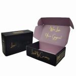 Custom Logo Cardboard Paper Shipping Box for Square Airplane Clothes Packaging