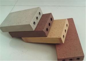 China Rough Face Clay Baking Brick For Walkway Dark Brown Customized factory