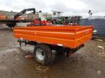 3T2W 2wheel Dump Trailer 3000kgs; Farm Transport Tipping Trailer; Hydraulic Dump