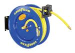 Corrosion resistant powder coating Goodyear Air Hose Reel w/ 15m Hose