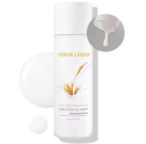 China Hyaluronic Toner Rice Water Rose Moisture Tonic Oil Control Hydrating Facial Toner factory