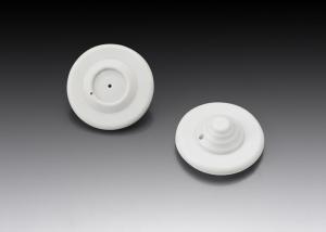 China Grey / White Anti Theft Clothing Tags 47mm Dia Mini UFO 8.2mhz / 4.75mhz factory
