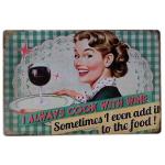 Negative Positive Retro Tin Signs, Metal Poster For Wall Cafe House Bar Club Pub
