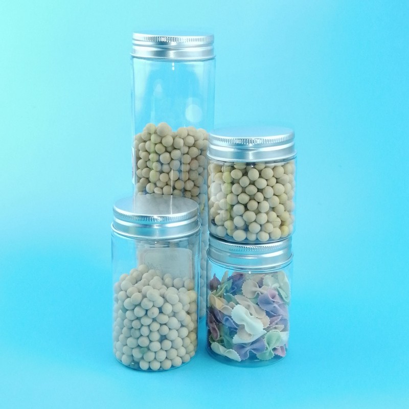 5.5cm Diameter 130ml 690ml Plastic Screw Cap Jars