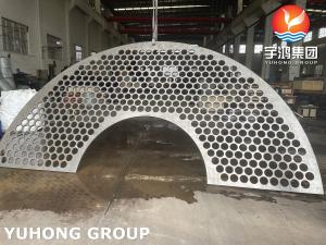 China TP304L Stainless Steel Single Segmental Baffle For Heat Exchangers factory