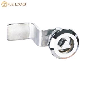 China Triangular Zinc Alloy Quarter Turn Cam Lock With Torsional Wear Resistance factory