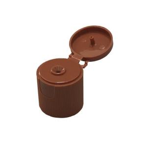 China Customized Request 20mm Plastic Cap Flip Top Cap for Customized Cosmetic Packaging factory
