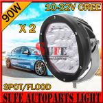 NEW 7 INCH 5W 90W CREE LED Driving Light Off Road tractor JEEP Truck work light