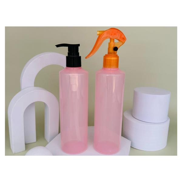 Personal Care Industrial Popular Pink PET Bottle Plastic Shampoo Bottle for Hair