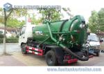 Foton 8CBM 8000L 8M3 Vacuum Tank Truck Cummins 140hp , 4x2 Sewage Suction Truck