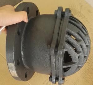 China 6'' flanged cast iron foot valve from Hebei valve manufacturer factory