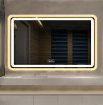 Round LED Mirror for Bathroom Decor Customized Size and Smart Technology