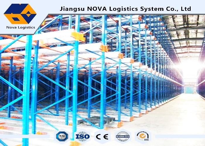 Remote Control Shelves Radio Shuttle Storage , Shuttle Warehouse Drive In Racking