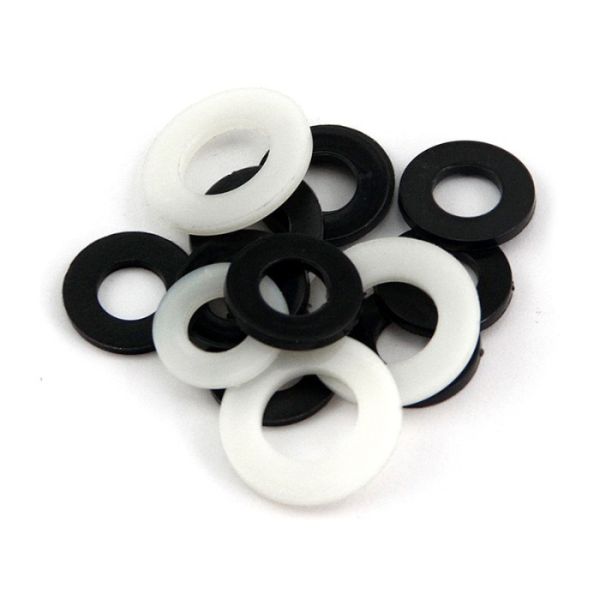 Specs M3 Din 125 Black White Nylon Washer Poly PP
