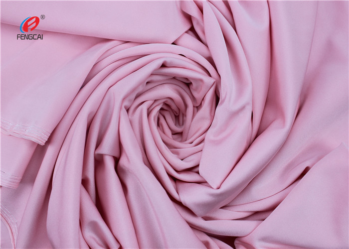 Warp knit bright pink fabric polyamide elastane fabric nylon spandex swimwear sportswear fabric