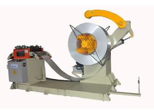 China Servo Motor 2 In 1 Leveling Machine And Sheet Metal Decoiler factory