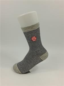 China Yellow Anti - Foul Boys Cotton Socks , Anti Slip Keep Warm Thin Cotton Socks factory