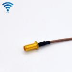 MCX to 90 Degree SMA Male Cable , RG316 Pigtail Extension Custom Coax Cable