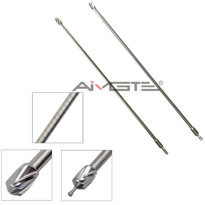 Flexible Reamer and Flexible Reamer Quick Coupling Flexible Shaft Handle