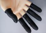 Cleanroom Assembly Line Anti Slip Black Finger Cots