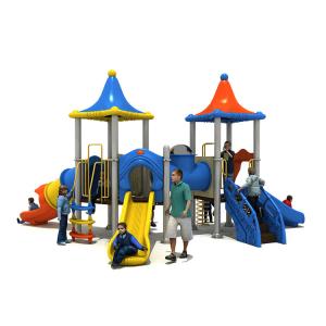 China Children Outdoor Amusement Park Playground Slides Customized factory