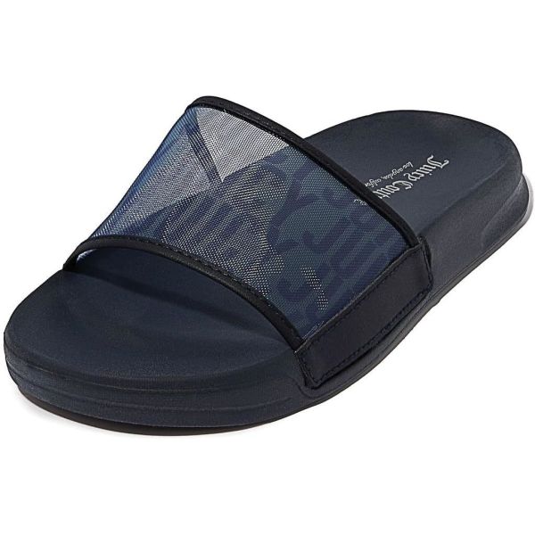 EVA Material Slip On Beach Flat Sandals With Transparent Uppers Customizable