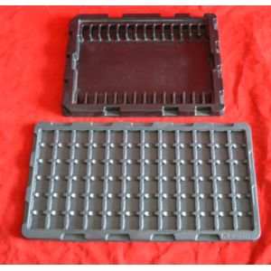 Antistatic Black ESD Tray For Electronic Components PCB