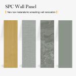 High Strength Waterproof SPC Wall Panel Tiles Modern Luxury Marble Finish Stone
