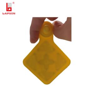 China 90mm Anti UV Diamond Shaped 6m Rfid Cow Tags factory