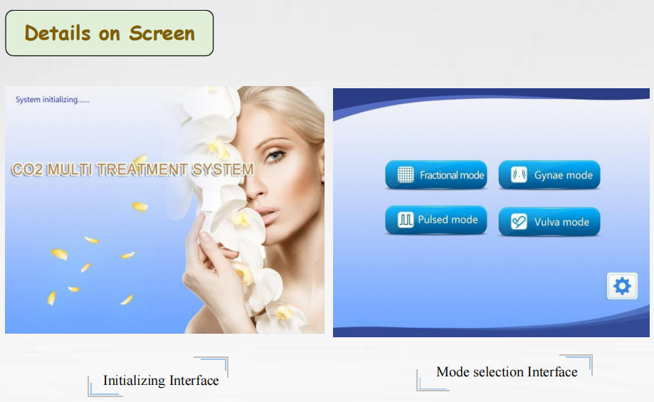 60W Fractional Treatment Co2 Laser Skin Rejuvenation Machine 10600nm