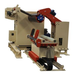 Automatic NC Feeder Machine Pneumatic Mandrel Expansion Uncoiler Leveler Feeder