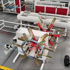 China PE / PP Automatic Double Station Pipe Coiler Machine For HDPE Irrigation Pipe Production Line 20-63mm factory