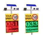 LED Display Radar Speed Signs With Lpr Camera CE Certification