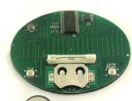 Oval LED scrolling name badge