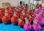 Indoor Outdoor Inflatable Christmas Ornaments Mirror Ball Balloons For Festival