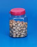 Lightweight 500Ml Plastic Jar Food Grade Pe Material 79 * 79 * 109MM Outside