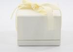 White Gift Jewelry Paper Box with Lid High Density Storage Boxes Cardboard With
