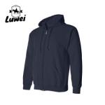 Oversized Bluzy Blank Zip 50%Polyester 50% Cotton Embroidered Slim Fit Moletons