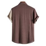 Woven Fabric Plus Size Men's Dress Shirt Sustainable Oversized T-shirts for
