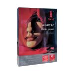 Premuim Glossy RC Woven Photo Paper Waterproof 260gsm 127*178mm