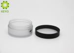 Matte Finish PET Plastic Face Mask Jar 50g Round Skin Cream Containers