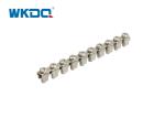 JFBI Nicel Plated Brass Fixed Bridge For UK DIN Rail Terminal Blocks FBI 10-6