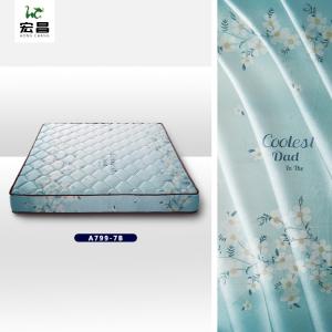 China Blue Printable 65g-100g Polyester Jacquard Mattress Fabric Shrink Resistant factory