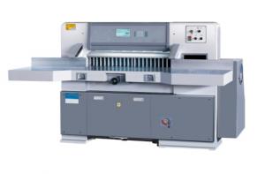 China Guillotine Paper Cutter 1640mm with hydraulic system and Omron PLC Programm control system on sale