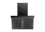 Stainless Steel Touch Panel LED Lighting High-end Range Hood With Baffle Filter